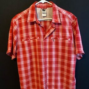 North Face shirt sleeve shirt Large